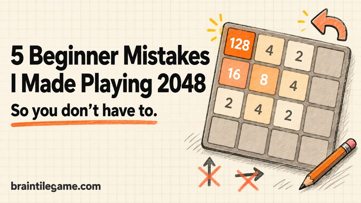 5 Beginner Mistakes I Made Playing 2048